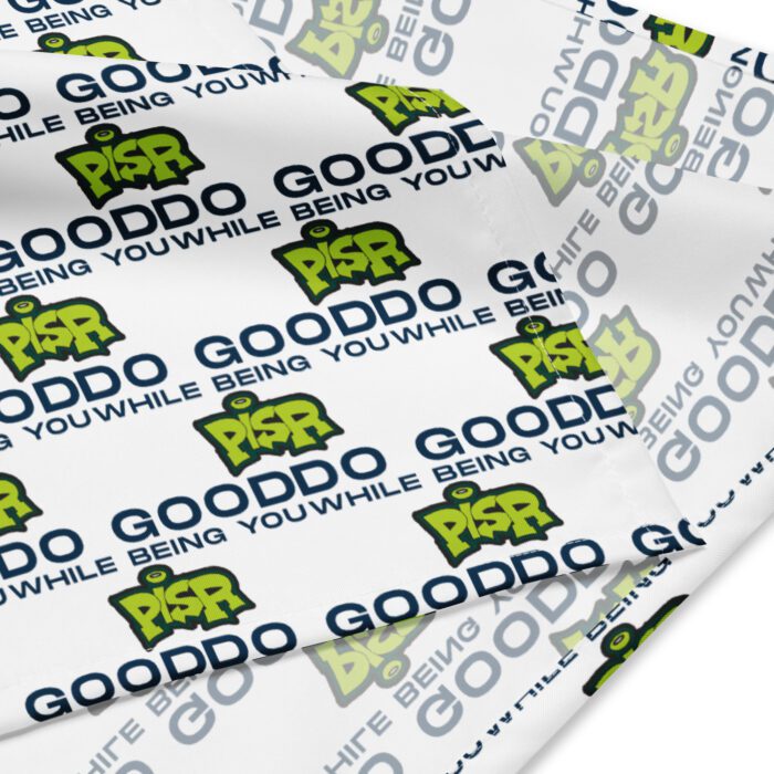 Do Good While Being You + PISR Logo - All-over print bandana - Image 5