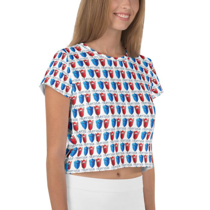 Battle of I-Won't-Budge - Print Crop Tee - Image 4
