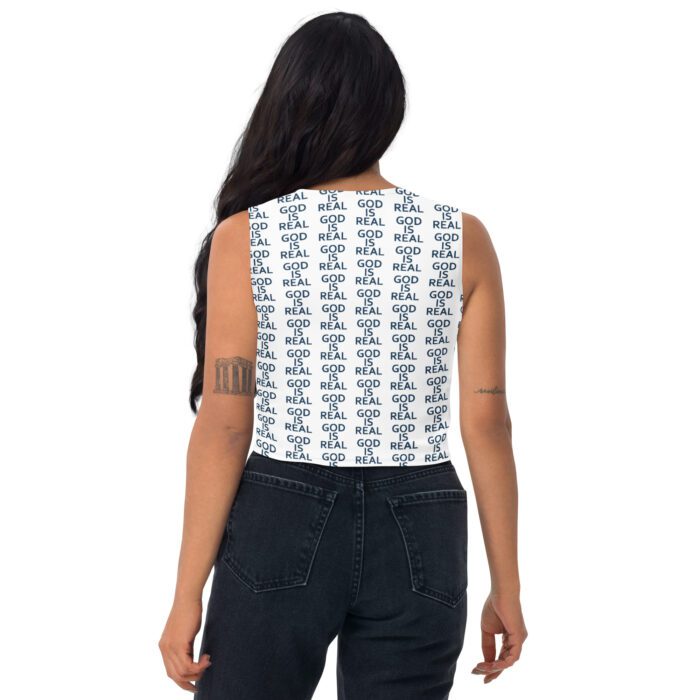 God is Real - Crop Top - Image 2