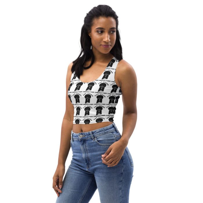Cat Lives Meowter - Crop Top - Image 2