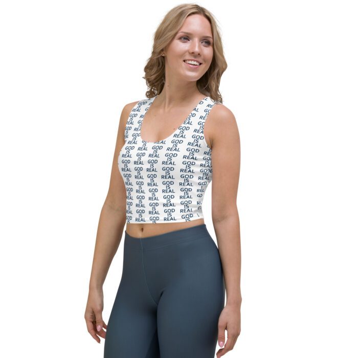 God is Real - Crop Top - Image 3