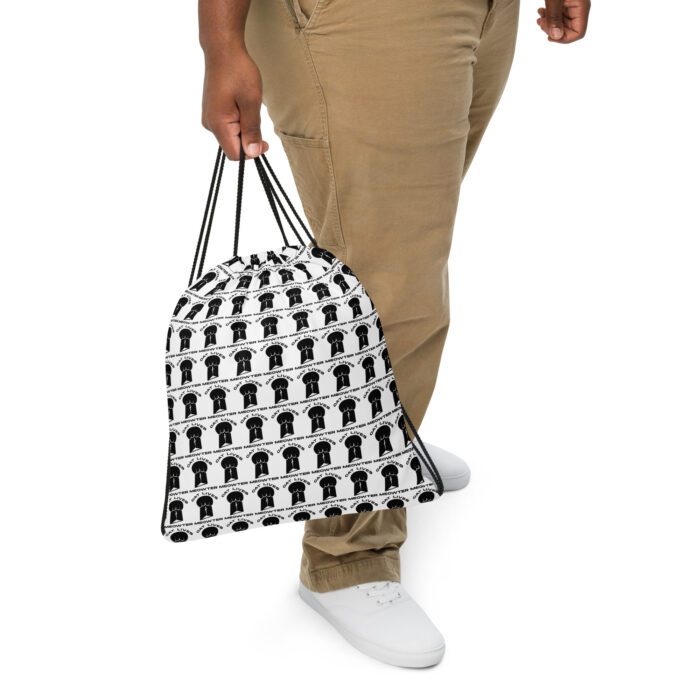 Cat Lives Meowter - Drawstring bag - Image 4