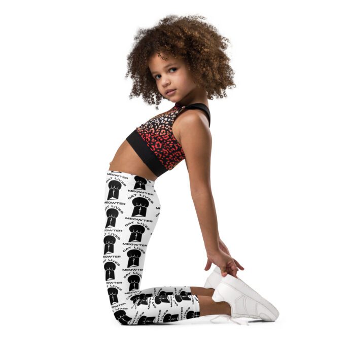 Cat Lives Meowter - Kid's Leggings - Image 3