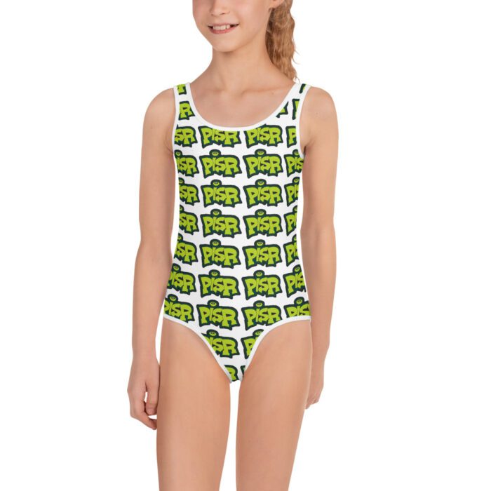 PISR Logo - All-Over Print Kids Swimsuit - Image 4