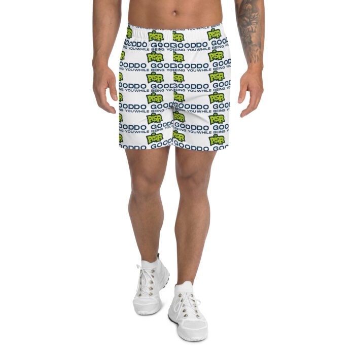 Do Good While Being You + PISR Logo -  Men's Recycled Athletic Shorts - Image 4