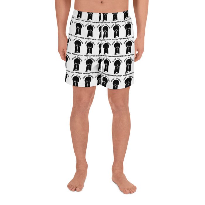 Cat Lives Meowter - Men's Recycled Athletic Shorts
