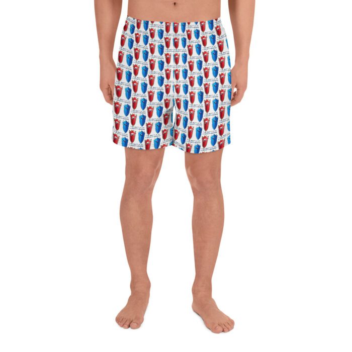 Battle of I-Won't-Budge - Men's Recycled Athletic Shorts