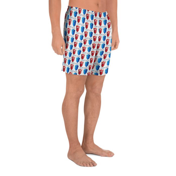 Battle of I-Won't-Budge - Men's Recycled Athletic Shorts - Image 2