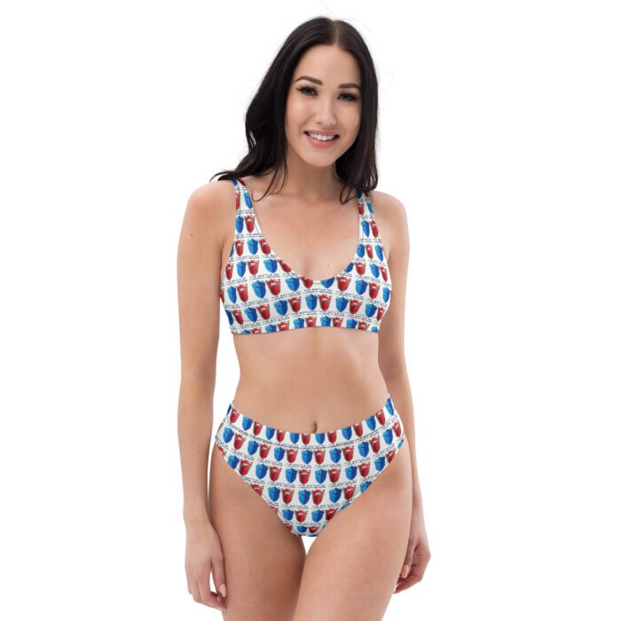 Battle of I-Won't-Budge - Recycled high-waisted bikini