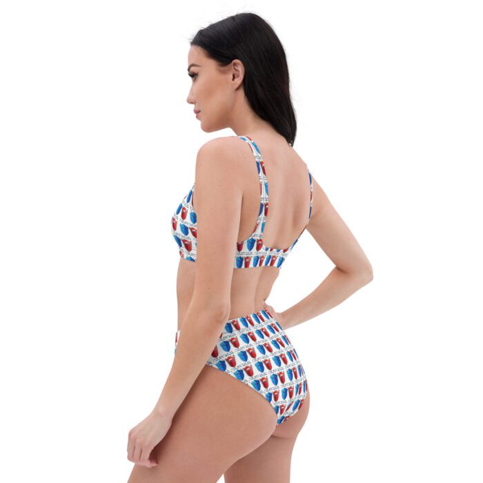 Battle of I-Won't-Budge - Recycled high-waisted bikini - Image 6