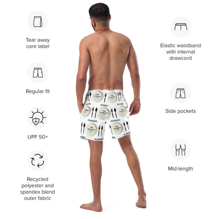 Hunger: The Ultimate Diet - Men's swim trunks - Image 4