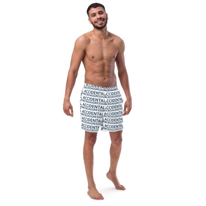 Accidental Microaggressor - Men's swim trunks