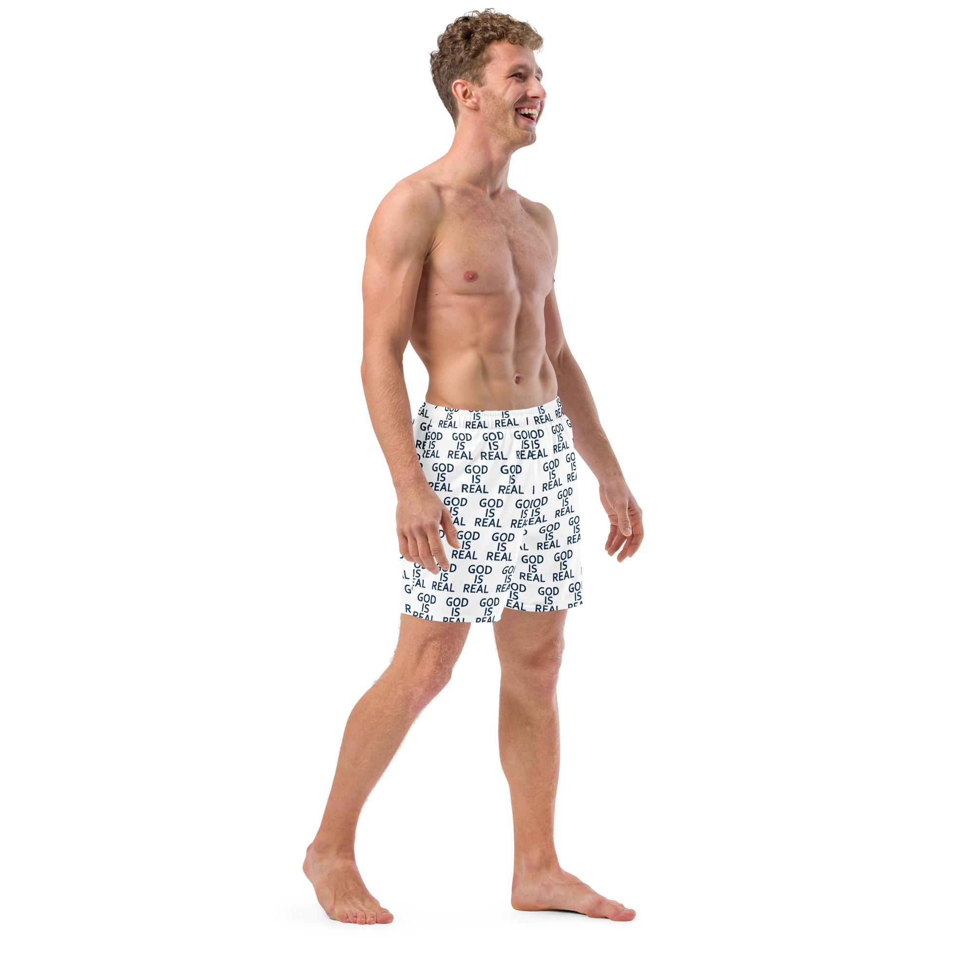 God is Real - Men's swim trunks - Image 2