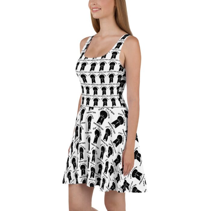 Cat Lives Meowter - Skater Dress - Image 7