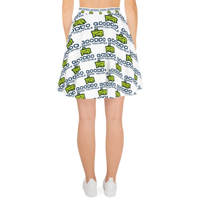 Do Good While Being You + PISR Logo - Skater Skirt - Image 5