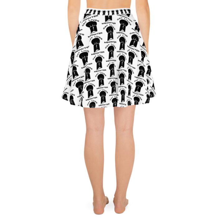 Cat Lives Meowter - Skater Skirt - Image 5