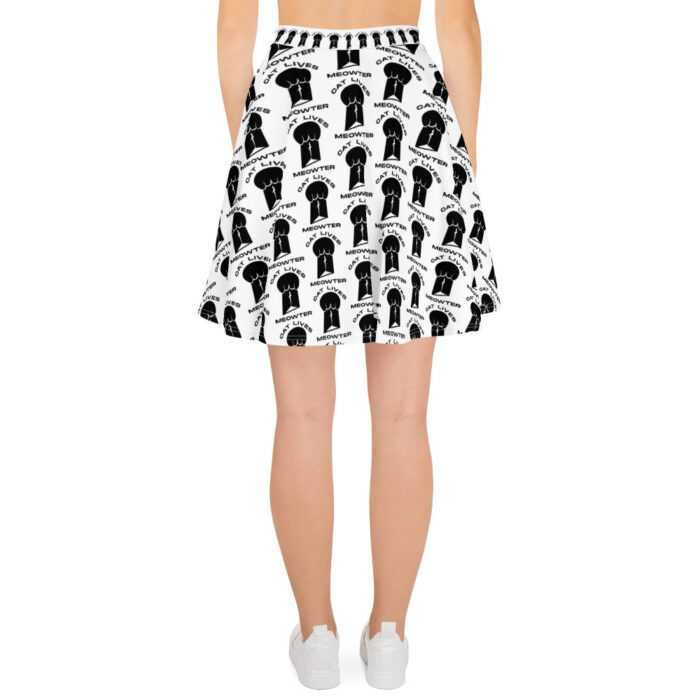 Cat Lives Meowter - Skater Skirt - Image 6