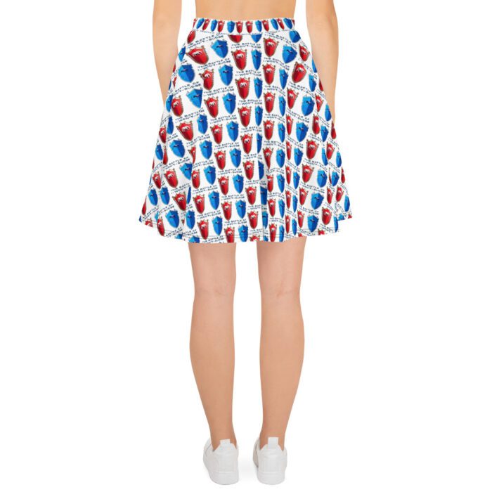 Battle of I-Won't-Budge - Skater Skirt - Image 2
