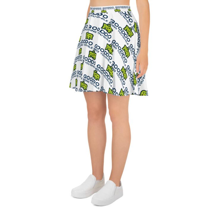 Do Good While Being You + PISR Logo - Skater Skirt - Image 6