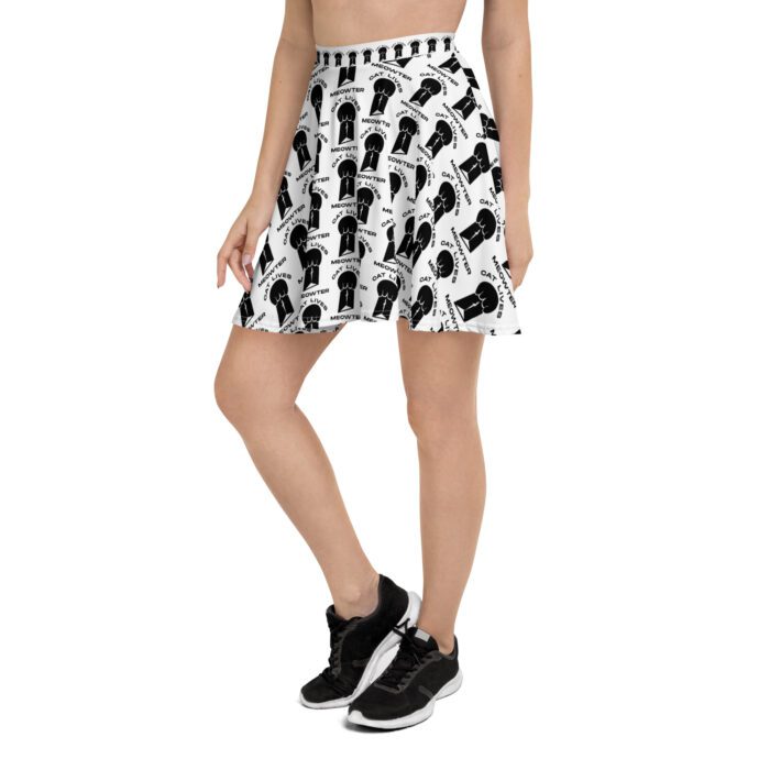 Cat Lives Meowter - Skater Skirt - Image 3