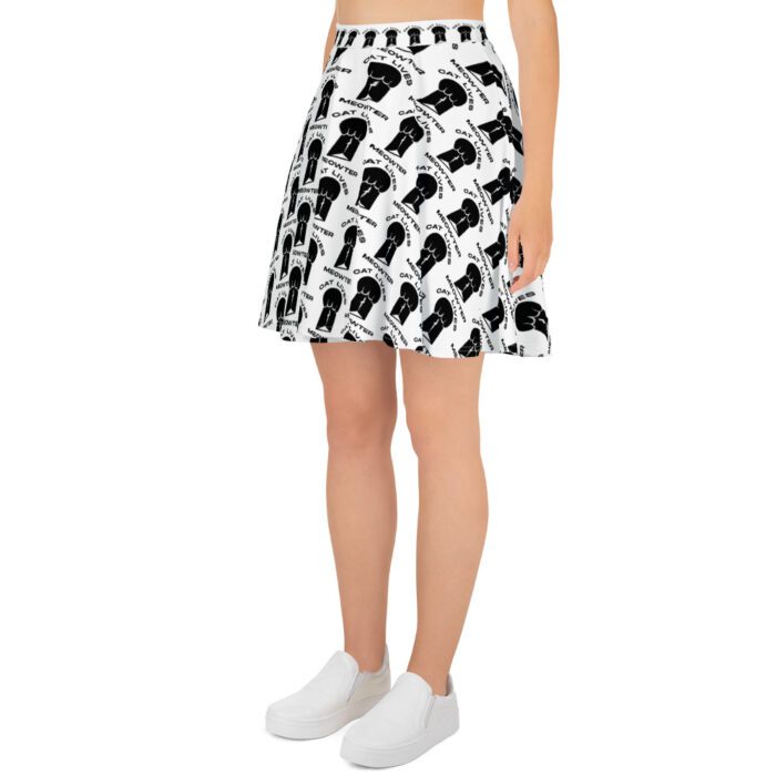 Cat Lives Meowter - Skater Skirt - Image 7