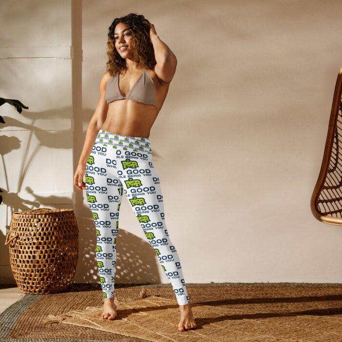 Do Good While Being You + PISR Logo - Yoga Leggings