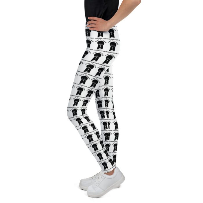 Cat Lives Meowter - Youth Leggings - Image 3