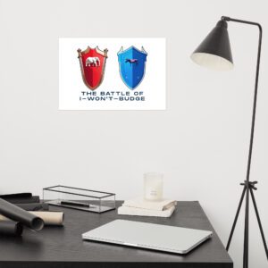 Battle of I-Won't-Budge - Canvas