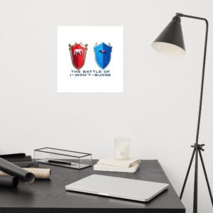 Battle of I-Won't-Budge - Canvas