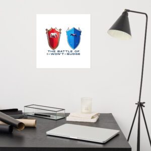 Battle of I-Won't-Budge - Canvas