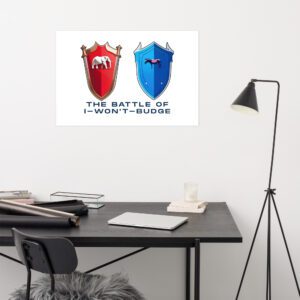 Battle of I-Won't-Budge - Canvas