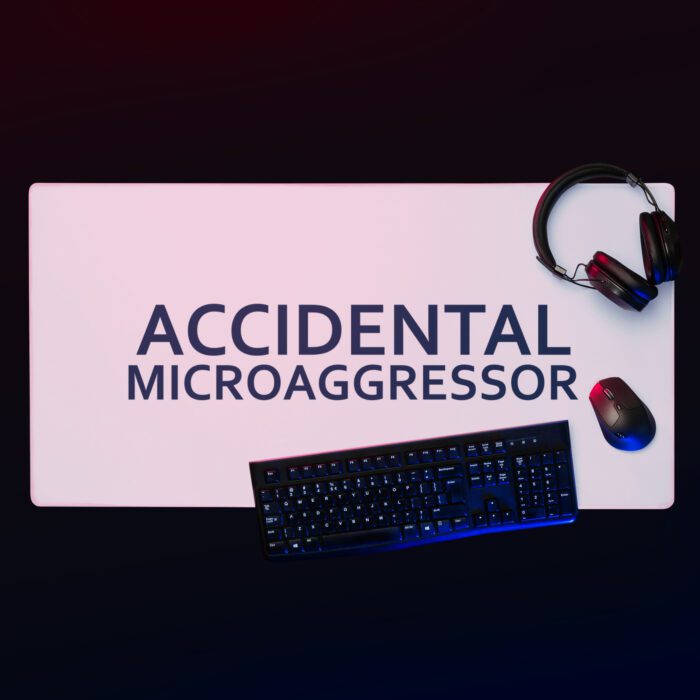 Accidental Microaggressor - Gaming mouse pad - Image 2