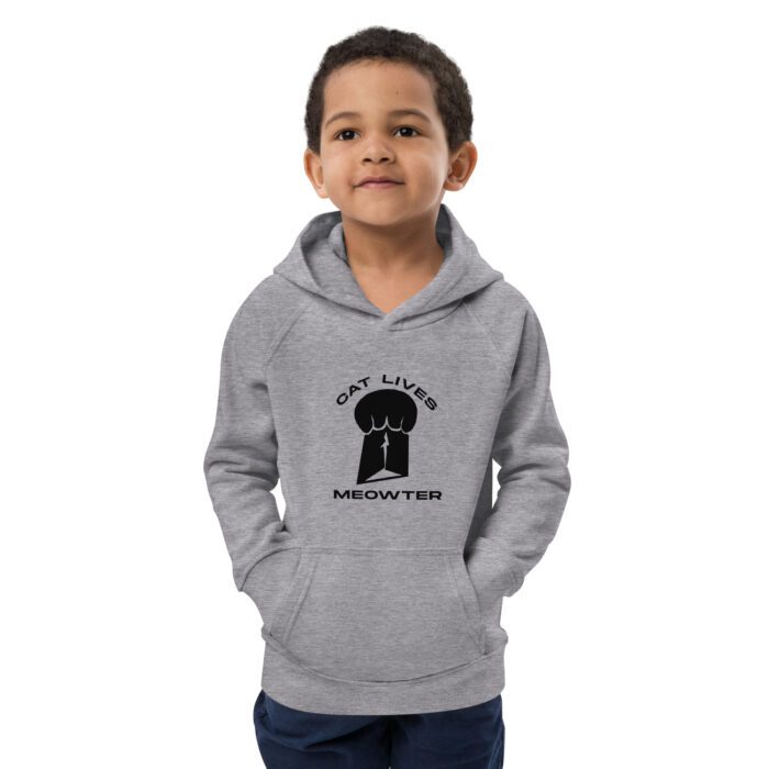 Cat Lives Meowter - Kids eco hoodie