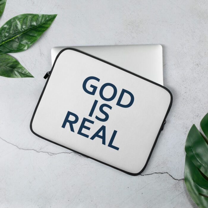 God is Real - Laptop Sleeve - Image 2