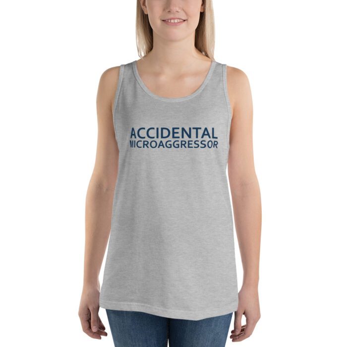 Accidental Microaggressor - Unisex Tank Top - Image 4