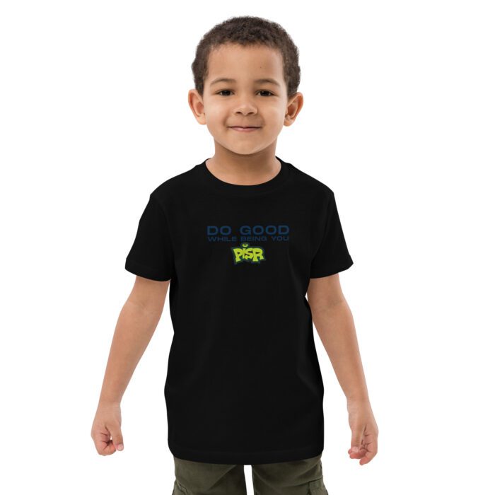 Do Good While Being You + PISR Logo - Organic cotton kids t-shirt