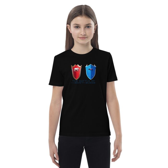 Battle of I-Won't-Budge - Organic cotton kids t-shirt