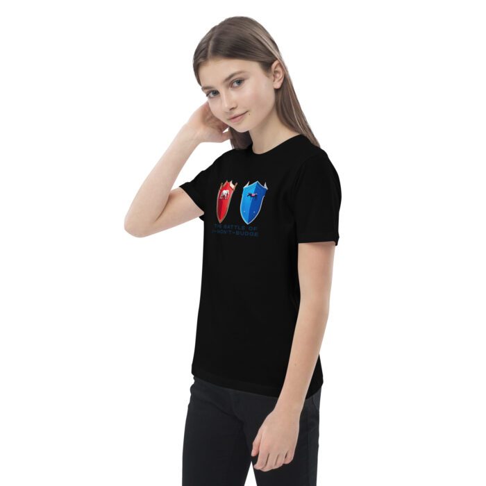 Battle of I-Won't-Budge - Organic cotton kids t-shirt - Image 4
