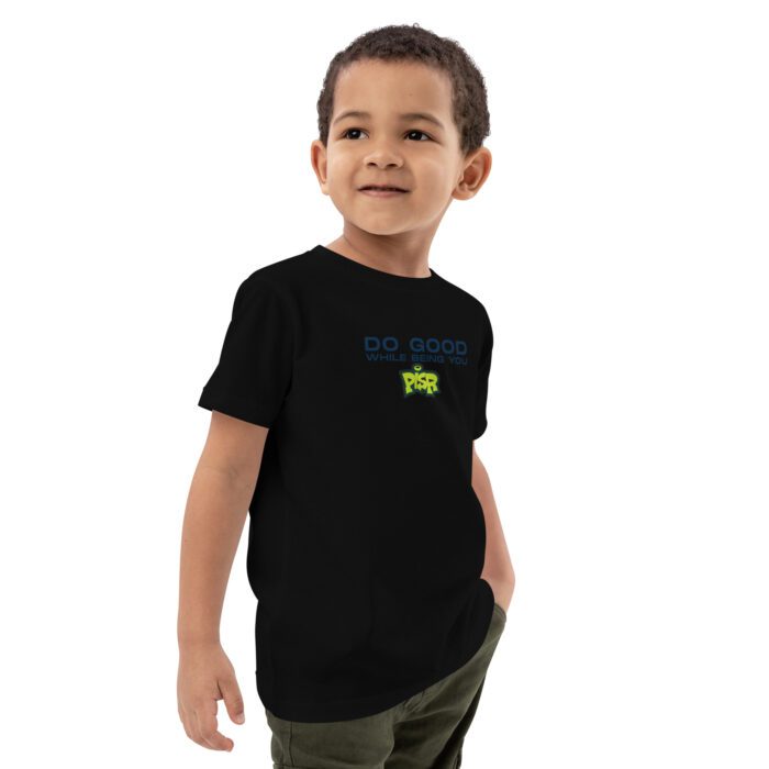 Do Good While Being You + PISR Logo - Organic cotton kids t-shirt - Image 5