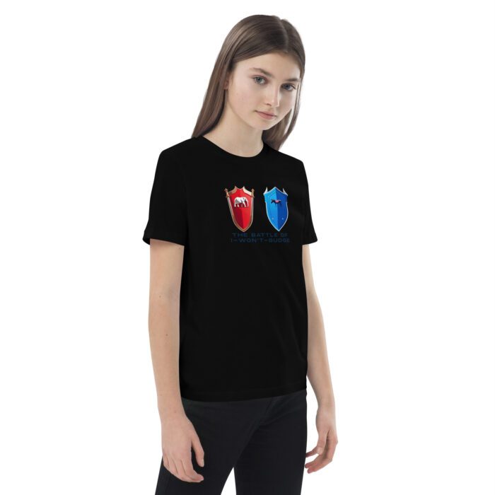 Battle of I-Won't-Budge - Organic cotton kids t-shirt - Image 3