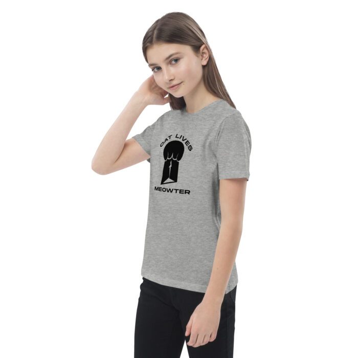 Cat Lives Meowter - Organic cotton kids t-shirt - Image 13
