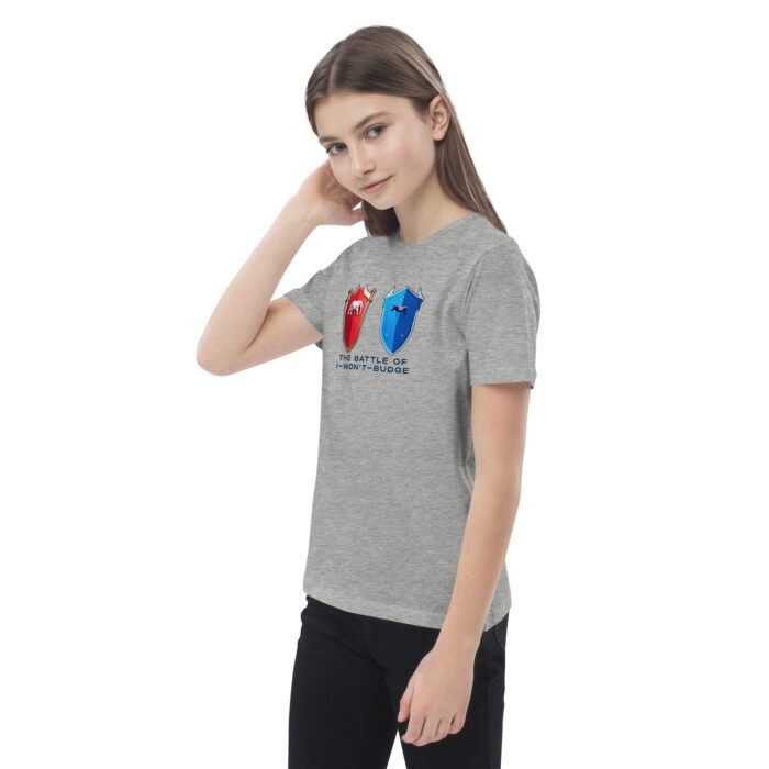 Battle of I-Won't-Budge - Organic cotton kids t-shirt - Image 10