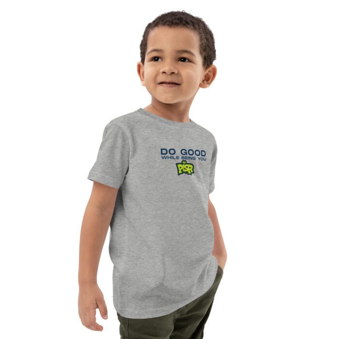 Do Good While Being You + PISR Logo - Organic cotton kids t-shirt - Image 9