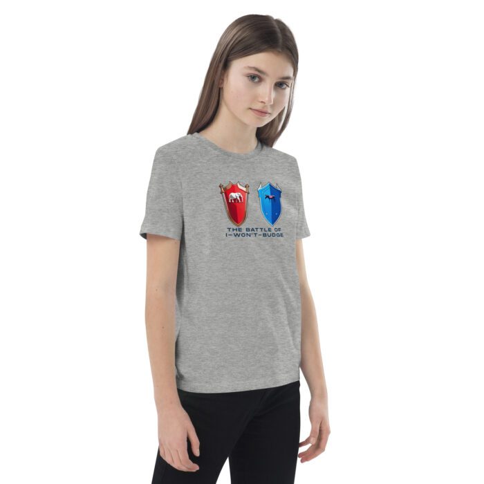 Battle of I-Won't-Budge - Organic cotton kids t-shirt - Image 9