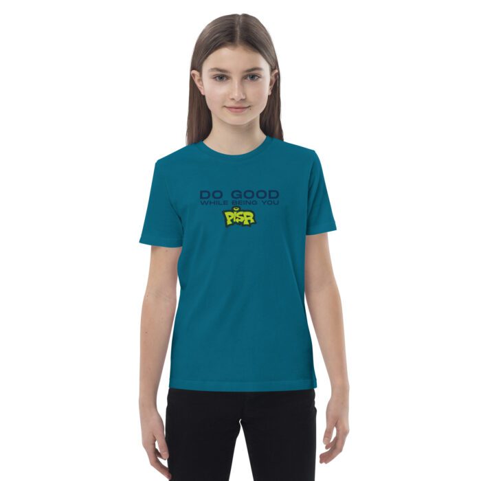 Do Good While Being You + PISR Logo - Organic cotton kids t-shirt - Image 3