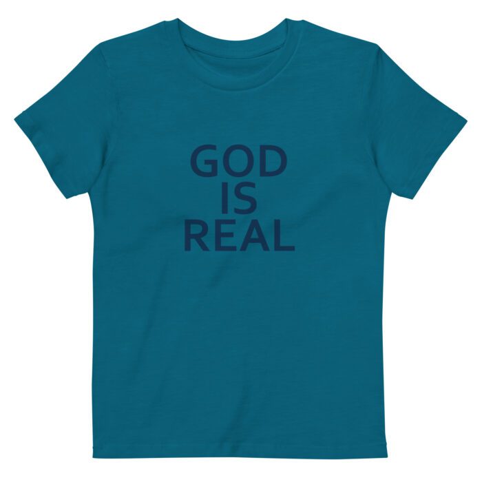 God is Real - Organic cotton kids t-shirt - Image 3