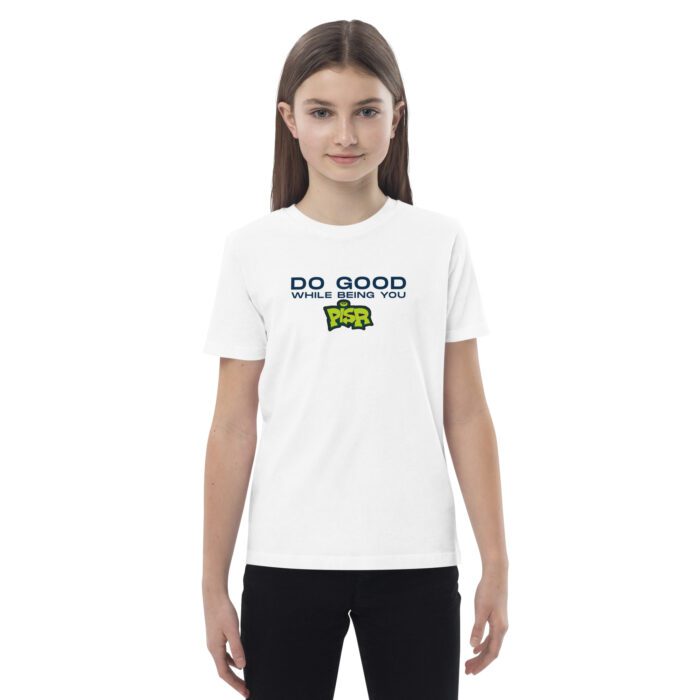 Do Good While Being You + PISR Logo - Organic cotton kids t-shirt - Image 4