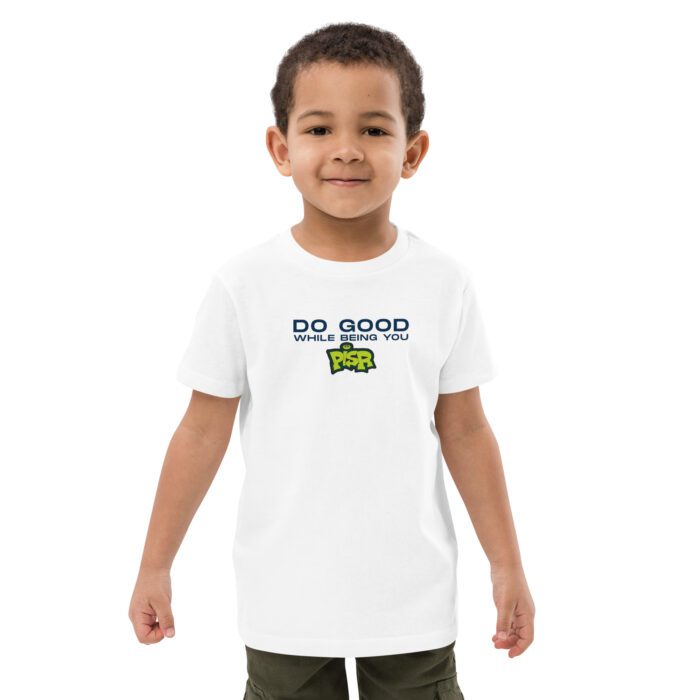 Do Good While Being You + PISR Logo - Organic cotton kids t-shirt - Image 11