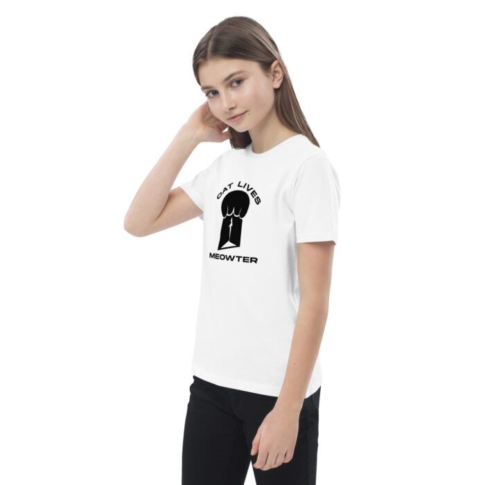 Cat Lives Meowter - Organic cotton kids t-shirt - Image 17