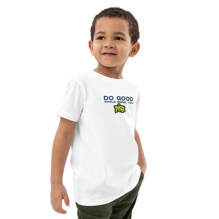 Do Good While Being You + PISR Logo - Organic cotton kids t-shirt - Image 12